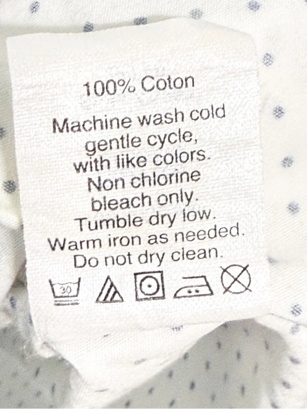J.Crew Thompson Shirtings Polka Dot Shirt Men’s M 15-15.5 Cotton